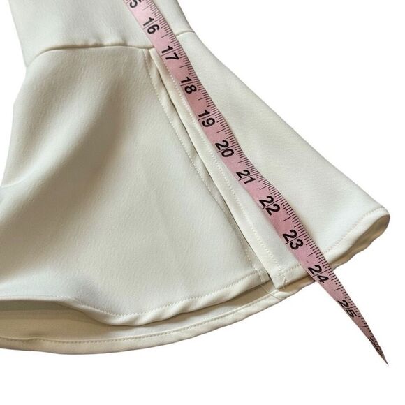 NBD Como La Flor Suit Dress Women’s XS Ivory Shawl Collar Power Suit NWT - Picture 9 of 13